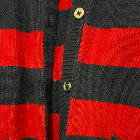 Blue/Red Striped Cardigan - Picture 4 of 6